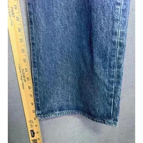 Levis 501 xx Jeans Mens 44x32 Blue Original Fit Button Fly Straight Denim - Picture 9 of 10